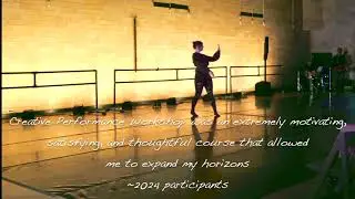Creative Performance Workshop 2026 - What to expect?