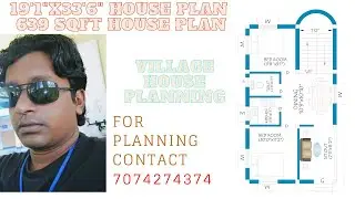 NORTH FACING 639 SQFT 2BHK BUILDING PLAN