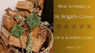 How to make a St. Brigid’s Cross | Single diamond cross | Craft Tutorial