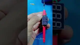 Voltmeter digital sederhana dan otomatis #elektronika