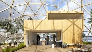 Dome of Visions: Mobile Greenhouse Studio Boasts a Facade of CNC-Cut &ldquo;Fish Scales&rdquo; in Copenhagen