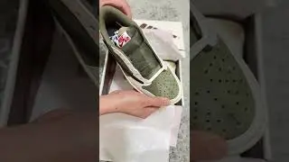Unboxing Jordan 1 &ldquo;Travis Scott &ldquo;Medium Olive