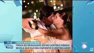 Caso João Lima: após agressões, Raphaella Brilhante expõe mensagens violentas do marido