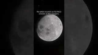 Tallest Mountain on the Moon