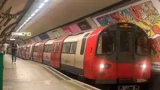 Not in service Northern line 1995 stock 51719 passing Kennington