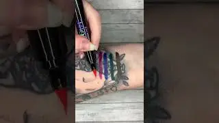 Swatching our Dagger Liners