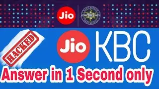 Jio KBC Hack! Answer Any Question in one second