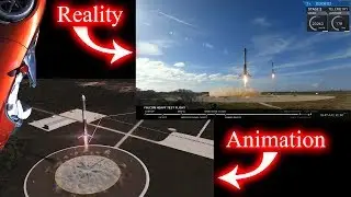 What Happened To The Center Core? SpaceX Animation VS Reality Breakdown!