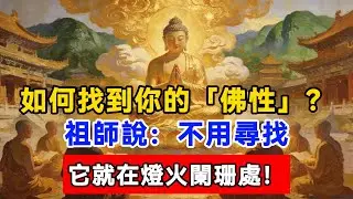 如何找到你的「佛性」？祖師說：不用尋找，它就在燈火闌珊處！#佛陀#佛學#佛教#禪修#佛法智慧#佛教故事#佛教文化#佛學知識 #佛學智慧 #明月禅心