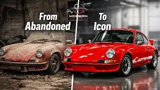Porsche 911 Carrera RS 2.7 Model 1973 Restoration from Abandoned to New #porsche