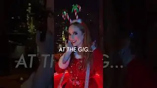 Before and after: Candy Cane Girl with LED tray 🔴🍬🔴  #shorts