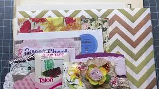 Floral/botanical Junk Journal Kit