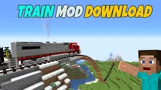 How To install Train Mod Minecraft | How To download Map In Minecraft| Minecraft Mods
