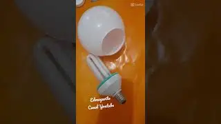 Transformando una bombilla malograda #diy #easy #handmade #tutorial #reciclagem