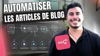 J'ai automatis&eacute; mes articles de blog en 8 minutes (workflow N8N complet)