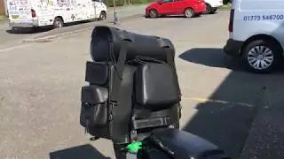 Motorcycle Luggage sissy-bar bag sissybar carrier luggage bag leather look hard bag Custom Cruisers