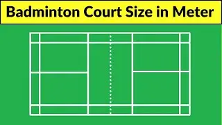 badminton court size in meter | badminton court measurement in meter | shuttle court size in meter