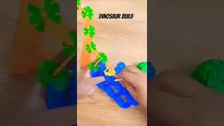 How to build Dinosaur#youtubeshorts #diy #craft #dinosaur #toys #toymaking #funny #shortvideo #kids