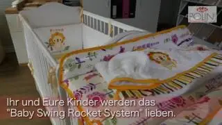 Polini Kids mitwachsendes Kombi-Kinderbett Babybett mit integrierter Wickelkommode
