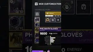 Destiny 2 Brand NEW Mod Customization Menu!!