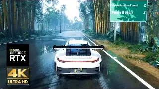 Crew Motorfest Porsche 911 GT3 RS Maui Island Cruising (4K PC Ultra)
