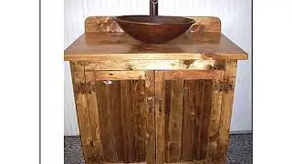 Rustic Bathroom Vanity Plans