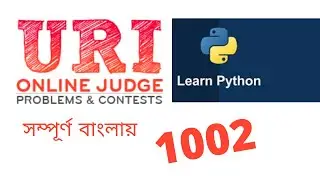 1002 uri problem solution / Area of circle python program / online judge problem solution / python