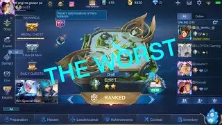 IPHONE 6 PLUS GAMEPLAY MOBILE LEGEND BANG BANG (THE WORST GAMEPHONE FOR ML)