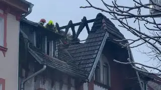 Fire in a tenement house on Fabryczna Street