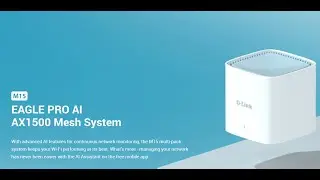 M-15 D-Link Mesh Router Setup