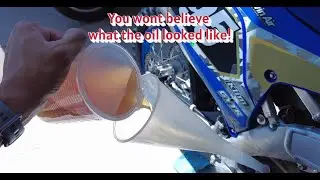 How to change your oil on a 2024+ YZ450fx