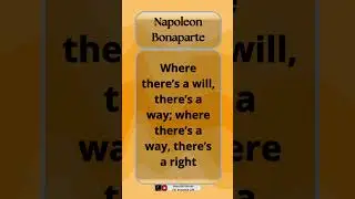 Napoleon Bonaparte Quotes || Beautiful Words For Beautiful Life || #shorts #napoleonbonapartequotes