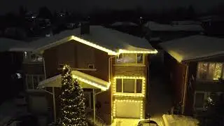 Warm White Christmas Lights Installation &ndash; Sudbury Ontario Holiday Lighting