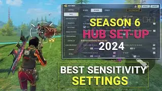 *SEASON 6* FAST MOVEMENT + NO RECOIL | BEST SENSITIVITY SETTINGS  FOR  COD MOBILE BR