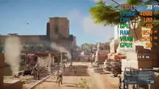 GeForce GTX 1050 ti -- AMD Athlon 3000G OC -- Assassin's Creed AC Origins Benchmark