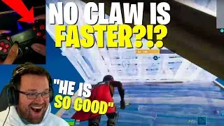 REACTING TO CHIKZY NO-CLAW GAMEPLAY (Best Fortnite Controller Player/Editor)