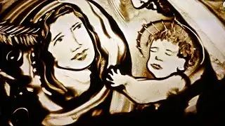 Mit Maria unterwegs: Sandmalerei von Elena Handel im ADVENT 2025