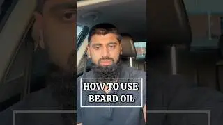 How to use beard oil! #beardcare #beard #beardoil