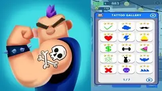 Ink Inc Tattoo Tycoon - ALL LEVELS Gameplay Part 2 (iOS, Android)
