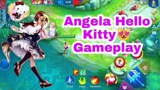 ANGELA HELLO KITTY SANRIO SKIN GAMEPLAY/SKIN SCRIPT FULL EFFECTS
