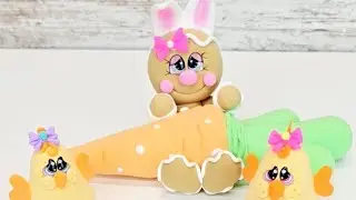 FOAM CLAY/ DIY EASTER CARROT