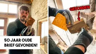 50 JAAR OUDE BRIEF GEVONDEN! | VERBOUW VLOG #76