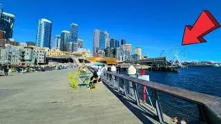 Waterfront Park Seattle Washington Walking Tour 2024
