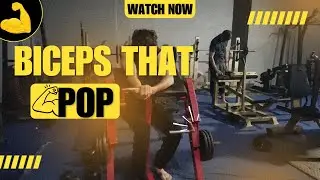 Light Weight, Heavy Reps!🔥 Bicep & Tricep Pump Day