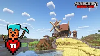 I Built the Perfect COZY FARM in Hardcore Minecraft!!