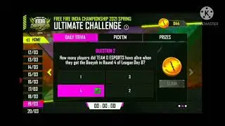 20 March all questions answer of Esports ultimate challenge