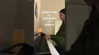 I just really love redbone :) #piano #shorts #goldenhour #interstellar #redbone