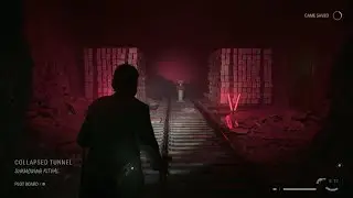 Alan Wake 2 Train Jumpscare Chase Sequence