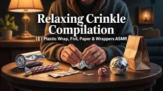 Relaxing Crinkle Compilation 🎶 | Plastic Wrap, Foil, Paper & Wrappers ASMR