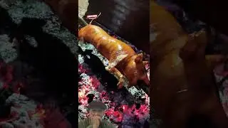 Slow Cooking Of Lechon Makes Tasty and Crunchy (Respect Filipino Food) #food #pinoy #lechon
